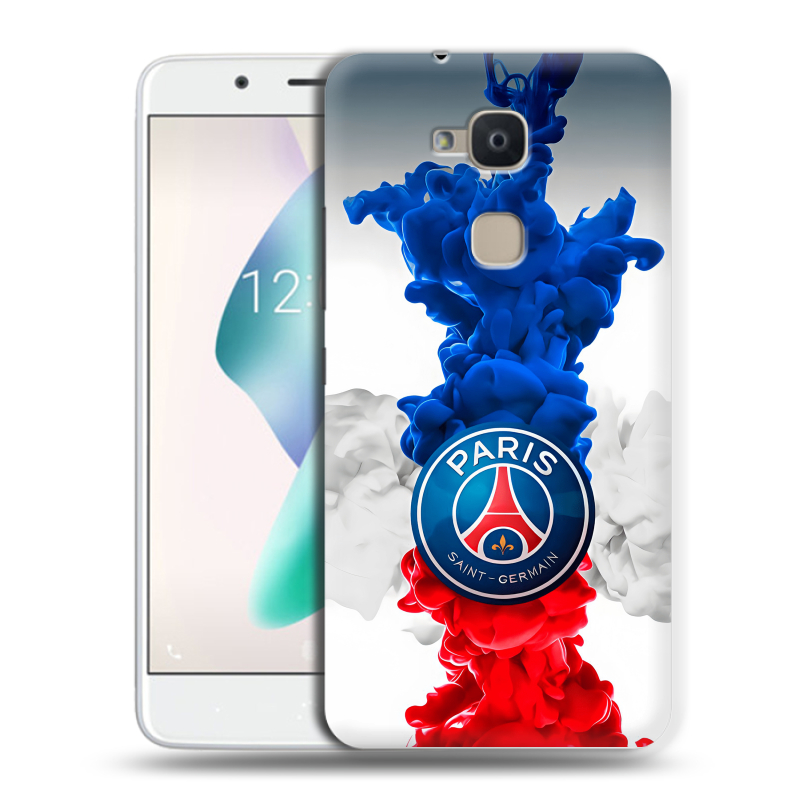 Силиконовый чехол на BQ Aquaris V Plus с принтом PSG ПСЖ Силиконовый чехол на BQ Aquaris V Plus с принтом PSG ПСЖ
