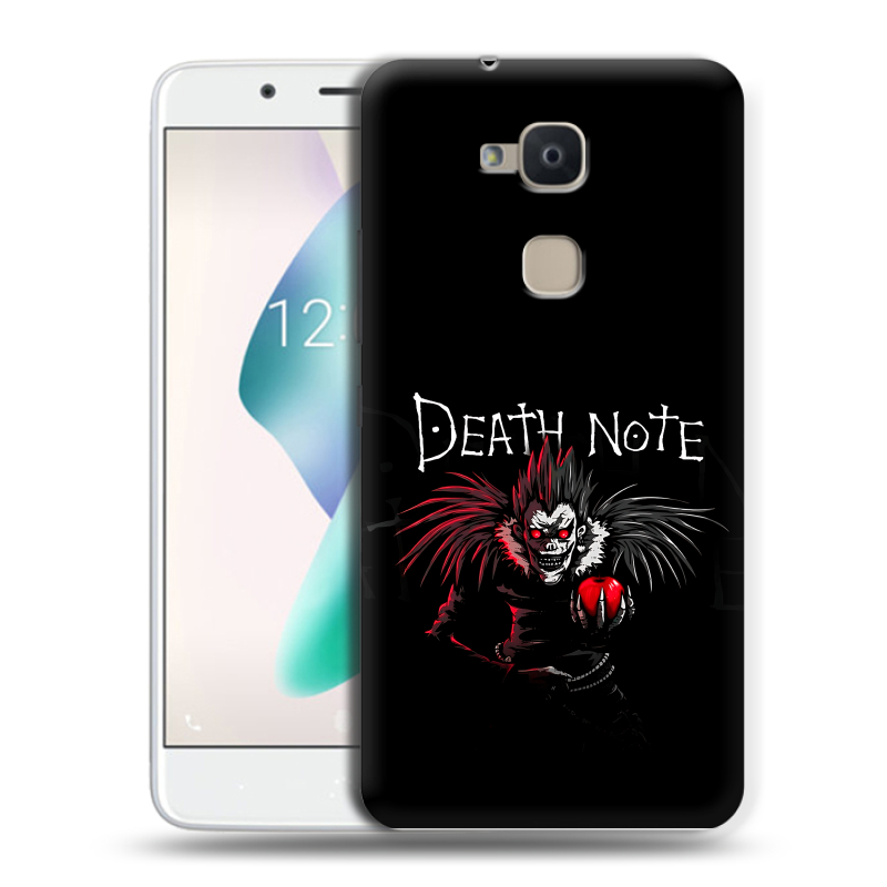 Силиконовый чехол на BQ Aquaris V Plus с принтом Death note Тетрадь смерти Силиконовый чехол на BQ Aquaris V Plus с принтом Death note Тетрадь смерти