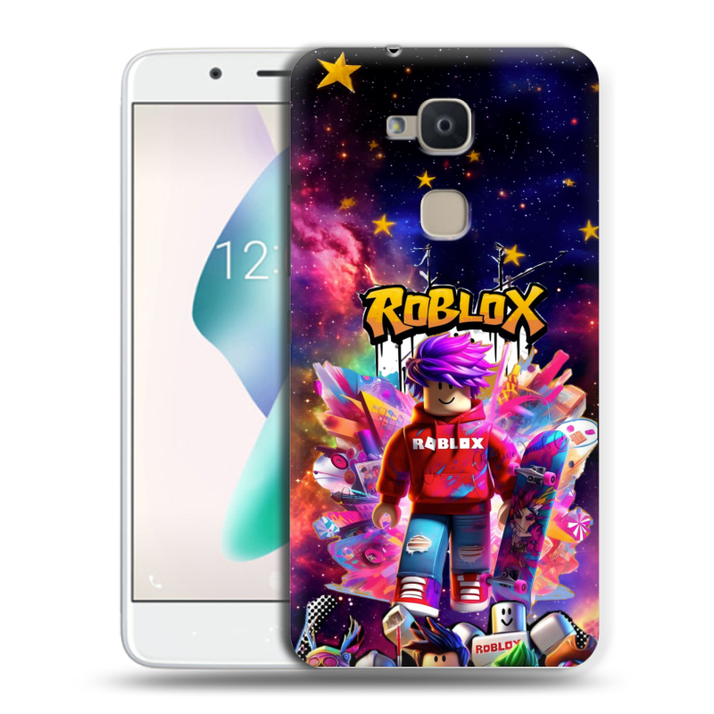 Силиконовый чехол на BQ Aquaris V Plus с принтом Roblox Роблокс Силиконовый чехол на BQ Aquaris V Plus с принтом Roblox Роблокс