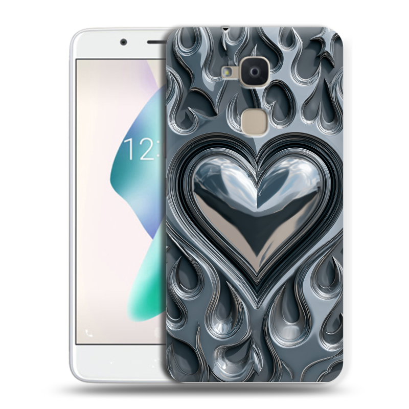Силиконовый чехол на BQ Aquaris V Plus с принтом Y2K Силиконовый чехол на BQ Aquaris V Plus с принтом Y2K