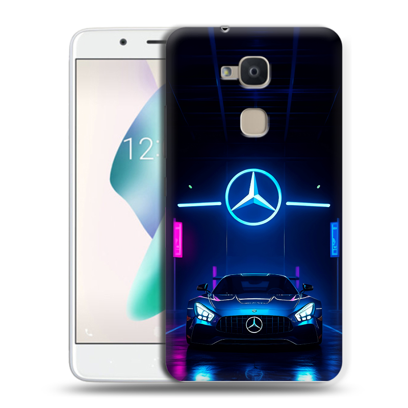 Силиконовый чехол на BQ Aquaris V Plus с принтом Mercedes Мерседес Силиконовый чехол на BQ Aquaris V Plus с принтом Mercedes Мерседес