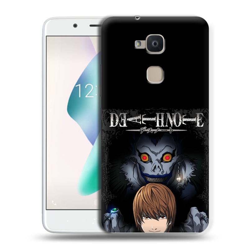 Силиконовый чехол на BQ Aquaris V Plus с принтом Death note Тетрадь смерти Силиконовый чехол на BQ Aquaris V Plus с принтом Death note Тетрадь смерти
