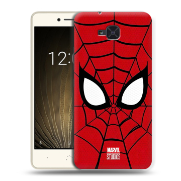 Силиконовый чехол на BQ Aquaris U2 с принтом человек паук spiderman Силиконовый чехол на BQ Aquaris U2 с принтом человек паук spiderman