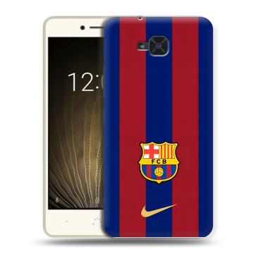 Силиконовый чехол на BQ Aquaris U2 с принтом Барселона Barcelona