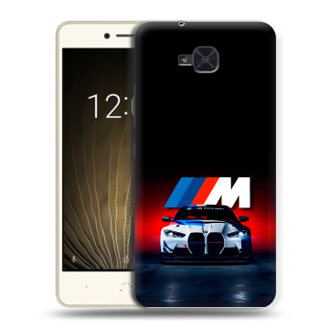 Силиконовый чехол на BQ Aquaris U2 с принтом БМВ BMW Силиконовый чехол на BQ Aquaris U2 с принтом БМВ BMW