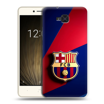 Силиконовый чехол на BQ Aquaris U2 с принтом Барселона Barcelona
