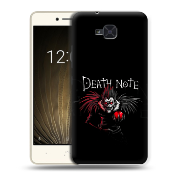 Силиконовый чехол на BQ Aquaris U2 с принтом Death note Тетрадь смерти