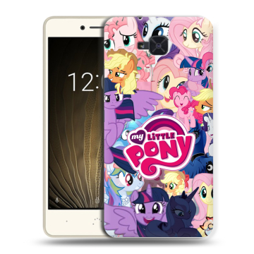 Силиконовый чехол на BQ Aquaris U2 с принтом My little pony Дружба чудо