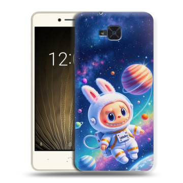 Силиконовый чехол на BQ Aquaris U2 с принтом Labubu Лабубу