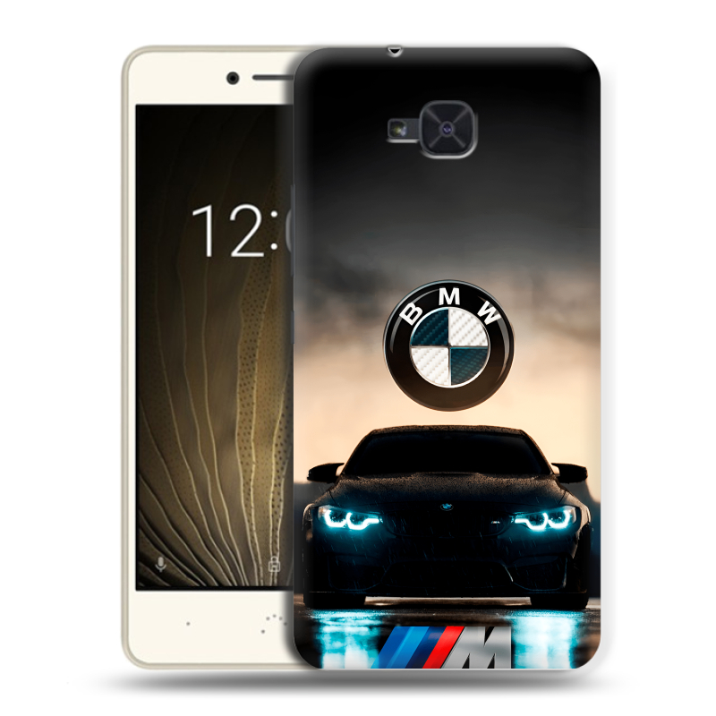 Силиконовый чехол на BQ Aquaris U2 с принтом БМВ BMW Силиконовый чехол на BQ Aquaris U2 с принтом БМВ BMW