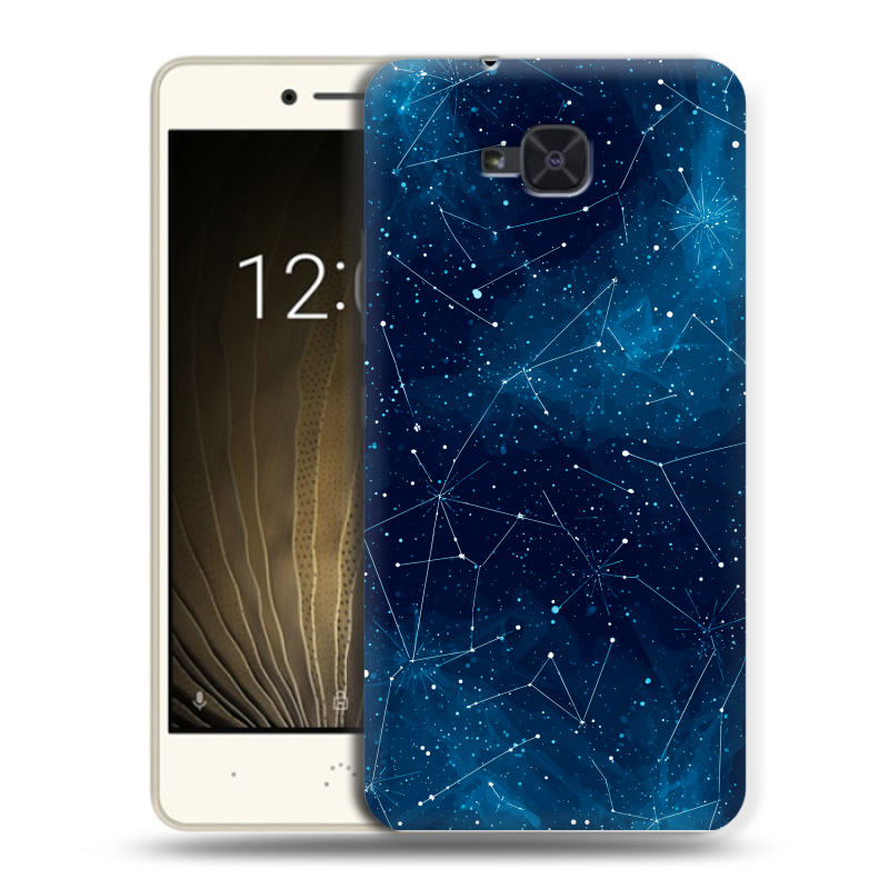 Силиконовый чехол на BQ Aquaris U2 с принтом Космос звезды Силиконовый чехол на BQ Aquaris U2 с принтом Космос звезды