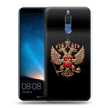Силиконовый чехол на Huawei Nova 2i с принтом Герб России Силиконовый чехол на Huawei Nova 2i с принтом Герб России