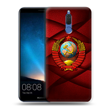 Силиконовый чехол на Huawei Nova 2i с принтом Герб СССР Силиконовый чехол на Huawei Nova 2i с принтом Герб СССР