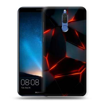 Силиконовый чехол на Huawei Nova 2i с принтом Яркие абстракции Силиконовый чехол на Huawei Nova 2i с принтом Яркие абстракции