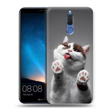 Силиконовый чехол на Huawei Nova 2i с принтом Коты Силиконовый чехол на Huawei Nova 2i с принтом Коты