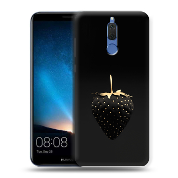 Силиконовый чехол на Huawei Nova 2i с принтом Черная клубника Силиконовый чехол на Huawei Nova 2i с принтом Черная клубника