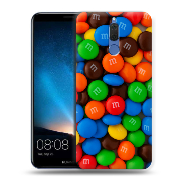 Силиконовый чехол на Huawei Nova 2i с принтом Конфеты Силиконовый чехол на Huawei Nova 2i с принтом Конфеты