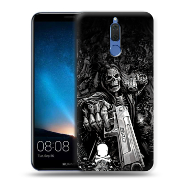 Силиконовый чехол на Huawei Nova 2i с принтом Скелет Силиконовый чехол на Huawei Nova 2i с принтом Скелет
