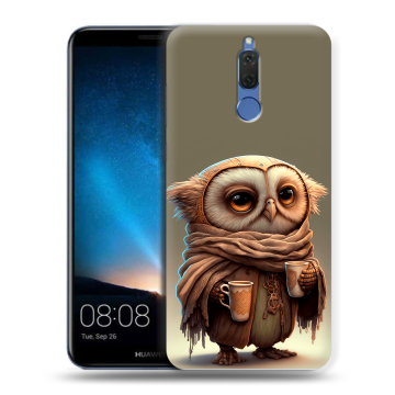 Силиконовый чехол на Huawei Nova 2i с принтом Сова Силиконовый чехол на Huawei Nova 2i с принтом Сова