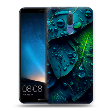 Силиконовый чехол на Huawei Nova 2i с принтом Листья Силиконовый чехол на Huawei Nova 2i с принтом Листья