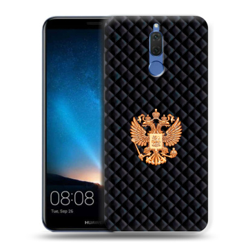 Силиконовый чехол на Huawei Nova 2i с принтом Герб России принт Силиконовый чехол на Huawei Nova 2i с принтом Герб России принт