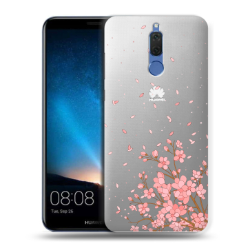 Силиконовый чехол на Huawei Nova 2i с принтом Ветка сакуры