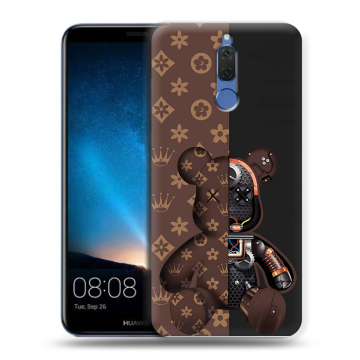 Силиконовый чехол на Huawei Nova 2i с принтом Луи робот
