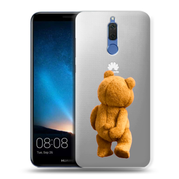 Силиконовый чехол на Huawei Nova 2i с принтом Медведь