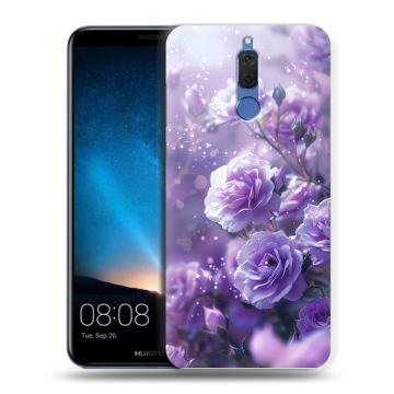 Силиконовый чехол на Huawei Nova 2i с принтом Розы цветы