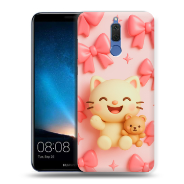 Силиконовый чехол на Huawei Nova 2i с принтом для девочек