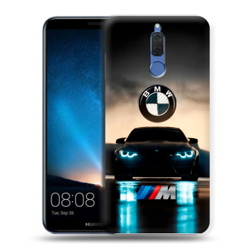 Силиконовый чехол на Huawei Nova 2i с принтом БМВ BMW