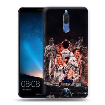 Силиконовый чехол на Huawei Nova 2i с принтом Реал Роналдо Real Ronaldo Силиконовый чехол на Huawei Nova 2i с принтом Реал Роналдо Real Ronaldo