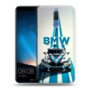 Силиконовый чехол на Huawei Nova 2i с принтом БМВ BMW