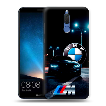 Силиконовый чехол на Huawei Nova 2i с принтом БМВ BMW