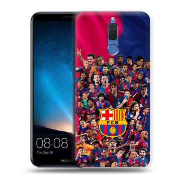 Силиконовый чехол на Huawei Nova 2i с принтом Барселона Barcelona