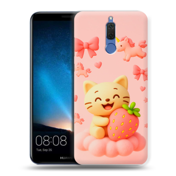Силиконовый чехол на Huawei Nova 2i с принтом для девочек