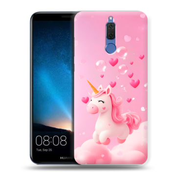 Силиконовый чехол на Huawei Nova 2i с принтом Единорог Силиконовый чехол на Huawei Nova 2i с принтом Единорог