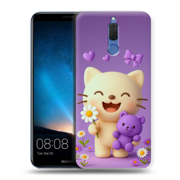 Силиконовый чехол на Huawei Nova 2i с принтом для девочек