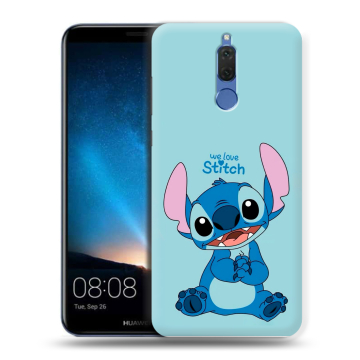 Силиконовый чехол на Huawei Nova 2i с принтом Лило и Стич Силиконовый чехол на Huawei Nova 2i с принтом Лило и Стич