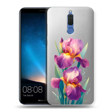 Силиконовый чехол на Huawei Nova 2i с принтом Цветы орхидеи Силиконовый чехол на Huawei Nova 2i с принтом Цветы орхидеи