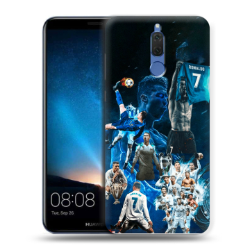 Силиконовый чехол на Huawei Nova 2i с принтом Реал Роналдо
