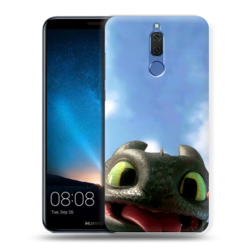 Силиконовый чехол на Huawei Nova 2i с принтом Как приручить дракона