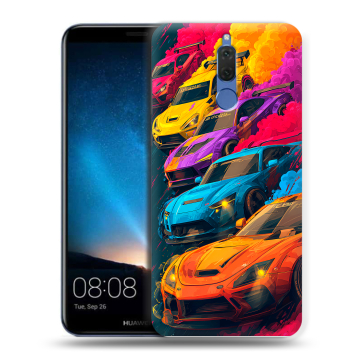 Силиконовый чехол на Huawei Nova 2i с принтом Тачки Силиконовый чехол на Huawei Nova 2i с принтом Тачки