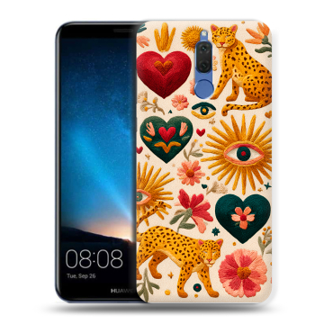 Силиконовый чехол на Huawei Nova 2i с принтом Модный принт Силиконовый чехол на Huawei Nova 2i с принтом Модный принт