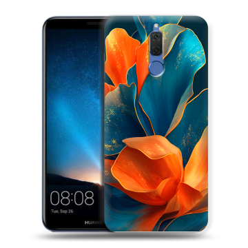 Силиконовый чехол на Huawei Nova 2i с принтом Цветы Силиконовый чехол на Huawei Nova 2i с принтом Цветы