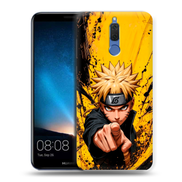 Силиконовый чехол на Huawei Nova 2i с принтом Naruto Наруто