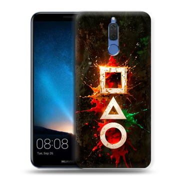 Силиконовый чехол на Huawei Nova 2i с принтом Squid Game Игра кальмара