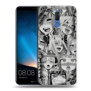 Силиконовый чехол на Huawei Nova 2i с принтом Ahegao Ахегао Аниме Силиконовый чехол на Huawei Nova 2i с принтом Ahegao Ахегао Аниме