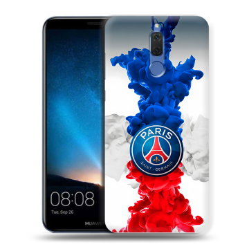 Силиконовый чехол на Huawei Nova 2i с принтом PSG ПСЖ Силиконовый чехол на Huawei Nova 2i с принтом PSG ПСЖ