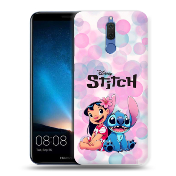 Силиконовый чехол на Huawei Nova 2i с принтом Лило и Стич